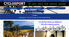 Desktop Screenshot of cyclosport.co.za