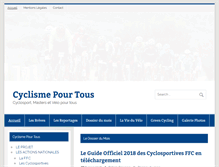 Tablet Screenshot of cyclosport.info